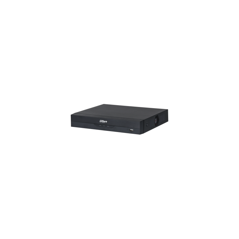 Dahua IP-PoE-snemalnik, WizSense, 4 kanali, max. 8MP, Smart H.265+, 1 SATA à 16TB