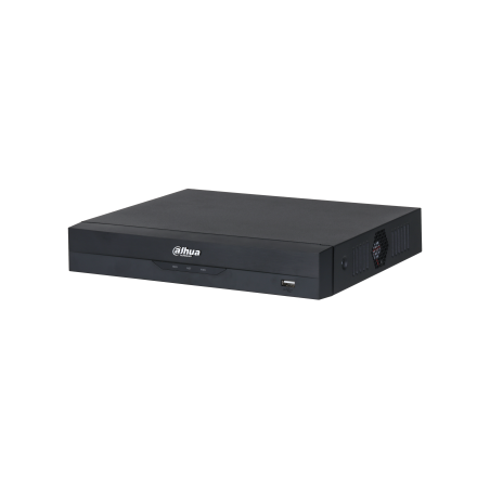 Dahua IP-PoE-Rekorder, WizSense, 4 Kanäle, max. 8MP, Smart H.265+, 1 SATA à 16TB