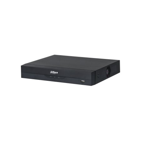 Dahua IP-PoE-Rekorder, 4 Kanäle, 4x PoE, max. 12MP, WizSense, H.265+, 1 SATA à 10TB