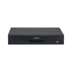 Dahua IP-PoE-Rekorder, 4 Kanäle, 4x PoE, max. 12MP, WizSense, H.265+, 1 SATA à 10TB