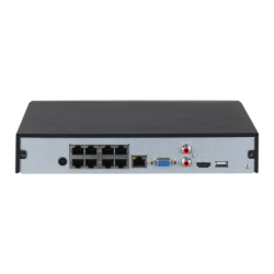 Dahua IP-PoE-snemalnik, 8 kanalov, 8x PoE, max. 12MP, WizSense, H.265+, 1 SATA à 10TB