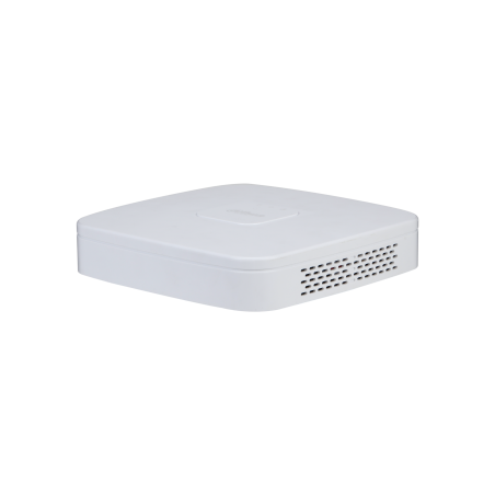 Dahua IP-PoE-Rekorder, 4 Kanäle, 4x PoE, max. 12MP, WizSense, H.265+, 1 SATA à 10TB