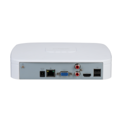 Dahua IP-PoE-Rekorder, 4 Kanäle, 4x PoE, max. 12MP, WizSense, H.265+, 1 SATA à 10TB