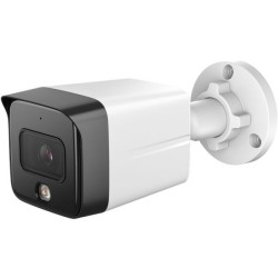 Entry IP-Bullet kamera, 6 MP, 2,8 mm, IR 30 m, IP67, bela, brez logotipa