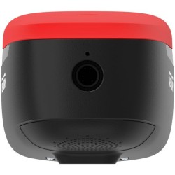 IP-Thermal-Bullet-Kamera, Flame Detection, 5 MP, 3,2/4 mm, IR 50 m, IP67, rot, schwarz