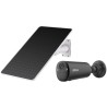 IP-WLAN-Bullet-Kamera, 4 MP, 2,1 mm, IR 15 m, mit Solarpanel, inkl. Akku 6,5 Ah, IP66, schwarz