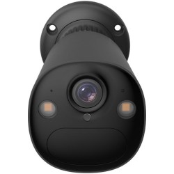 IP-WLAN-Bullet-Kamera, 4 MP, 2,1 mm, IR 15 m, mit Solarpanel, inkl. Akku 6,5 Ah, IP66, schwarz