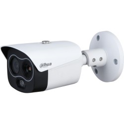 Dahua IP-Thermal-Bullet-Kamera, 4 MP, 3,5/4mm, IR 30m, IP67, weiß