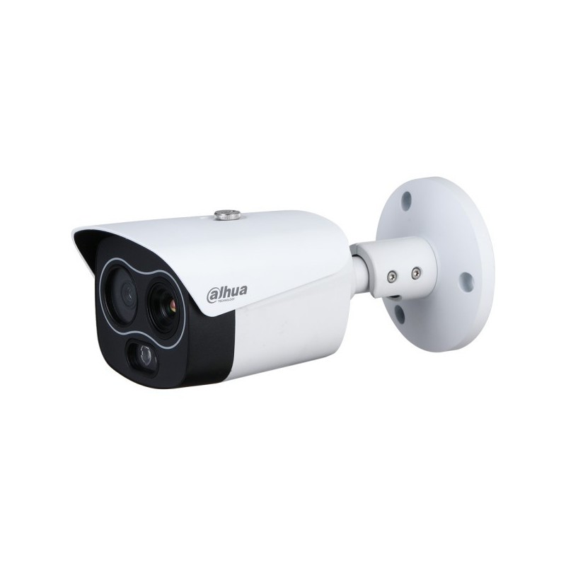 Dahua IP-Thermal-Bullet-Kamera, 4 MP, 3,5/4mm, IR 30m, IP67, weiß