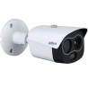 Dahua IP-Thermal-Bullet-Kamera, 4 MP, 3,5/4mm, IR 30m, IP67, weiß