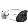 Dahua IP-Thermal-Bullet-Kamera, 4 MP, 3,5/4 mm, IR 30 m, IP67, weiß