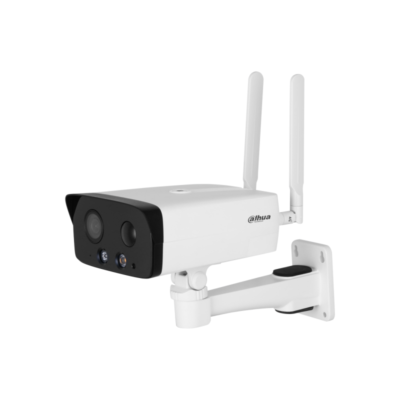 Dahua 4G IP-Bullet-Kamera, 4 MP, 2,8 mm, IR 50 m, IP67, weiß