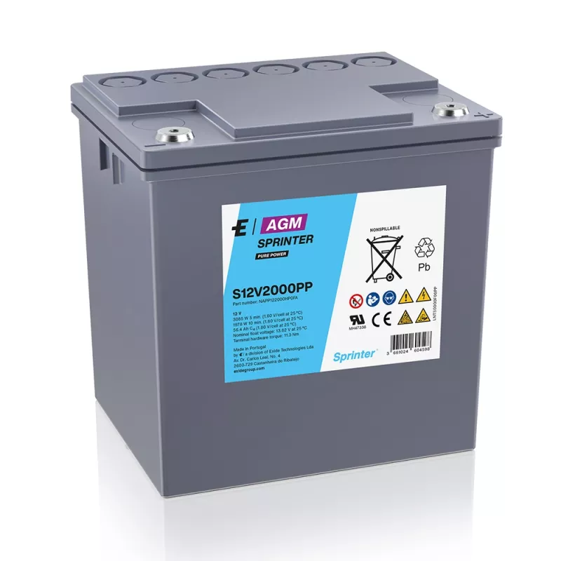 Exide Sprinter Pure Power S12V2000PP