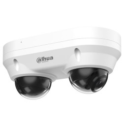 IP-Dual-Head-Dome-Kamera, 2x 4 MP, 2,8 mm, IR 30 m, IP67, IK10, weiß