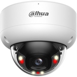 IP-Dome kamera, 6 MP, 2,8 mm, IR 30 m, IP67, IK10, bela