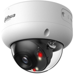 IP-Dome kamera, 8 MP, 2,8 mm, IR 30 m, IP67, IK10, bela