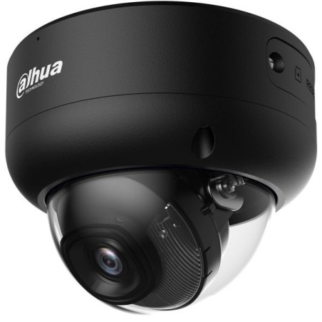 IP-Dome-Kamera, 4 MP, 2,8 mm, IR 40 m, IP67, IK10, schwarz