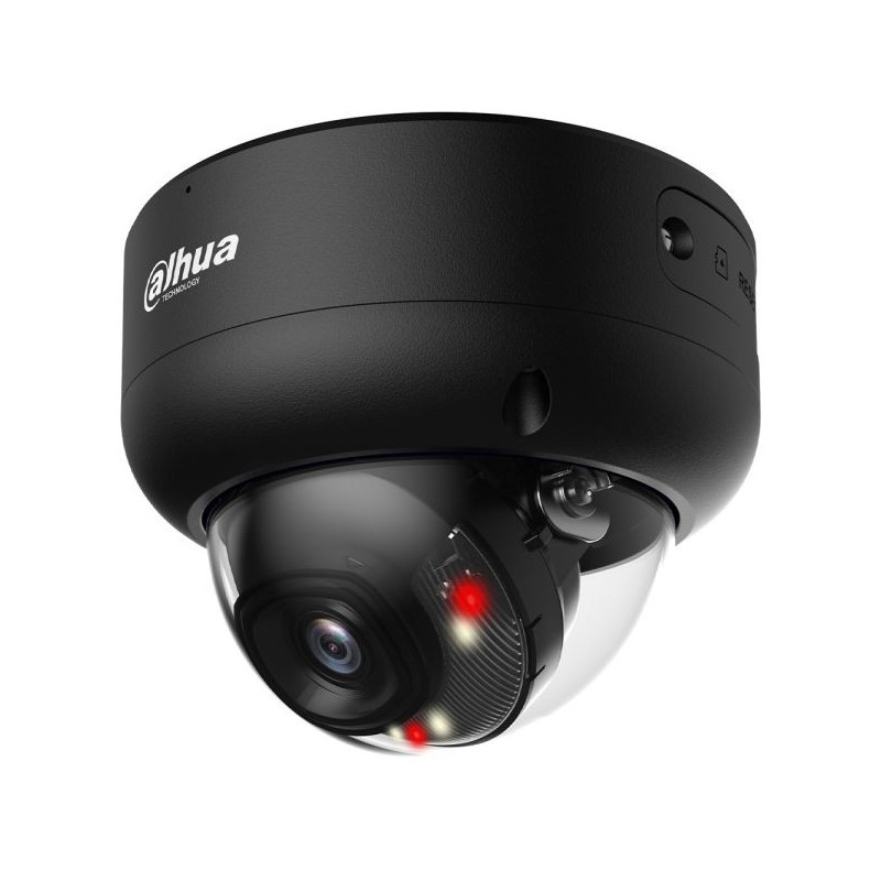 IP-Dome-Kamera, 8 MP, 2,8 mm, IR 30 m, IP67, IK10, schwarz