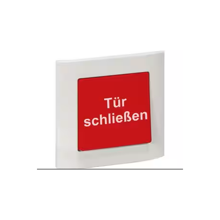 Auslösetaster für Feststellanlage in uP-Ausführung