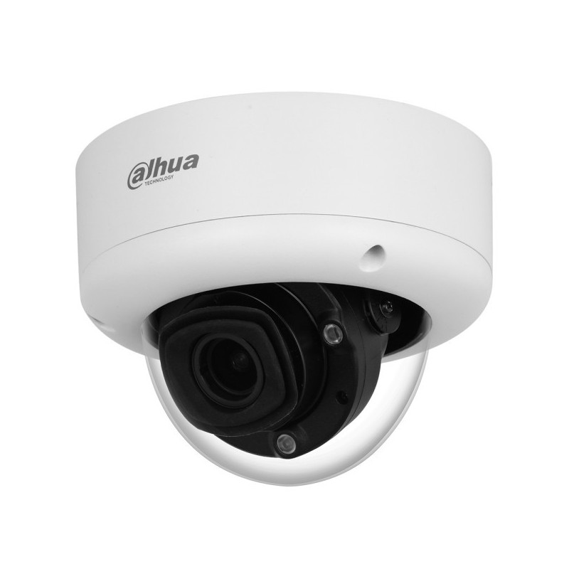 Dahua IP-Dome kamera, 8MP, 2,7 - 12 mm, IR 40 m, IP67, IK10, bela