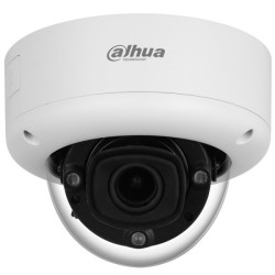 Dahua IP-Dome kamera, 8MP, 2,7 - 12 mm, IR 40 m, IP67, IK10, bela