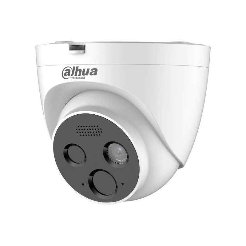 Dahua IP-Dome-Kamera, Flame Detection, 4 MP, 1,2 mm, IR 15 m, IP66, weiß