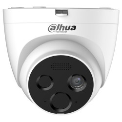 Dahua IP-Dome-Kamera, Flame Detection, 4 MP, 1,2 mm, IR 15 m, IP66, weiß