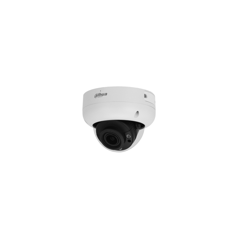Dahua IP-Dome kamera, 2MP, 2,7 - 13,5 mm, IR40m, SMD 4.0, IK10, IP67, bela
