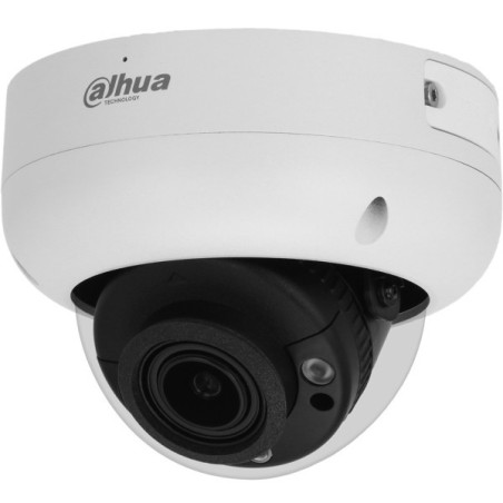 Dahua IP-Dome-Kamera, 5MP, 2,7 - 13,5 mm, IR 40 m, IP67, IK10, weiß