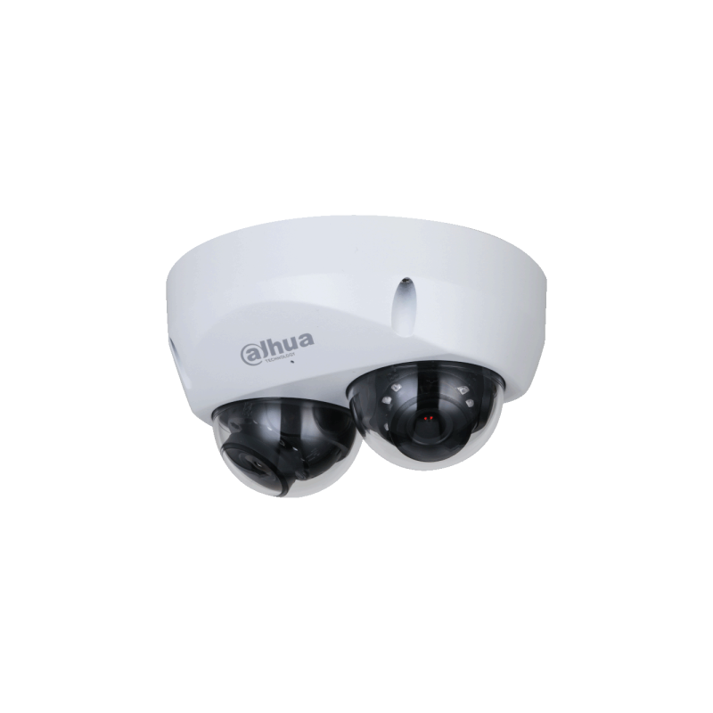 Dahua IP-Mini-Dome-Kamera, 2x4MP, 2,8mm, IR 30m