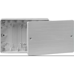 Aufputz-Gehäuse, grau