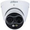 Dahua IP-Thermal-Eyeball-Kamera, 4MP, 3,5/4 mm, IR 30m, IP67, weiß
