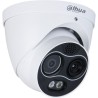 Dahua IP-Thermal-Eyeball-Kamera, 4MP, 3,5/4 mm, IR 30m, IP67, weiß