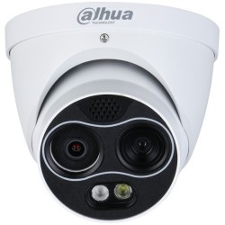 Dahua IP-Thermal-Eyeball-Kamera, 4MP, 2/2 mm, IR 30m, IP67, weiß