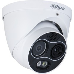 Dahua IP-Thermal-Eyeball-Kamera, 4MP, 2/2 mm, IR 30m, IP67, weiß