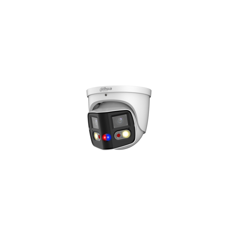 IP-Dual-Lens-Eyeball kamera, 2 x 4 MP, TiOC, Splicing, 2,8 mm, IR 25 m, IP67, bela