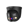 IP-Dual-Lens-Eyeball kamera, 2 x 4 MP, TiOC, Splicing, 2,8 mm, IR 25 m, IP67, črna