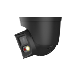 IP-Dual-Lens-Eyeball-Kamera, 2 x 4 MP, TiOC, Splicing, 2,8 mm, IR 25 m, IP67, schwarz