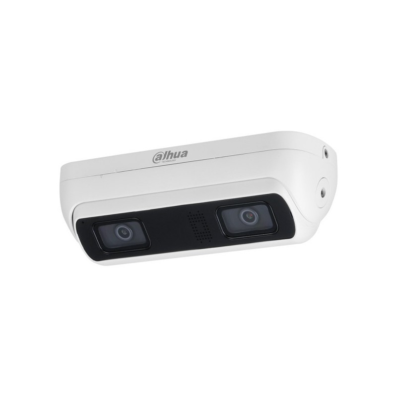 IP-Dual-Lens kamera, 4MP, 2,8 mm, IR20m, IP67, IK10, štetje oseb, bela