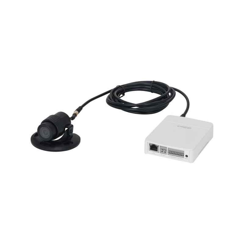 IP-Gerät und 4MP Pinhole Linse-Set, 2,8mm, IP67, schwarz, versteckt