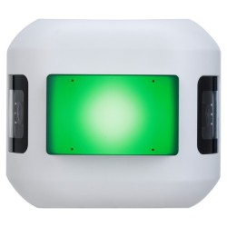 IP kamera za parkirišča z indikatorjem, 4 MP, 2,8 mm, IP54, bela