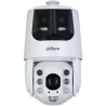 Dahua IP-Dual-Lens-Panorama-PTZ-Dome-Kamera, 2x 4 MP, 2,8/4,8 - 154 mm, IR 200 m, IP66, weiß