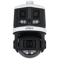 Dahua IP-PTZ-Dome-Kamera, 8/4MP, 2,8/4-40mm, IR 30/70m, IP66, weiß