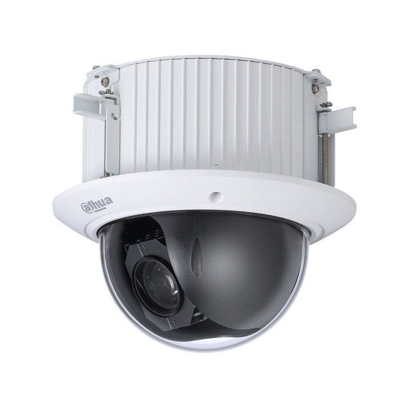 Dahua HD-CVI-PTZ-Dome kamera, 2MP, 4,8-120mm, IK10, bela, podometna izvedba