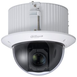 Dahua HD-CVI-PTZ-Dome-Kamera, 2MP, 4,8-120mm, IK10, weiß, Unterputz