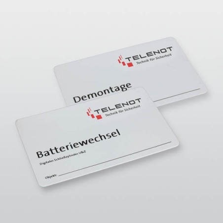 Kartenset Batteriewechsel / Demontage SZA-KS