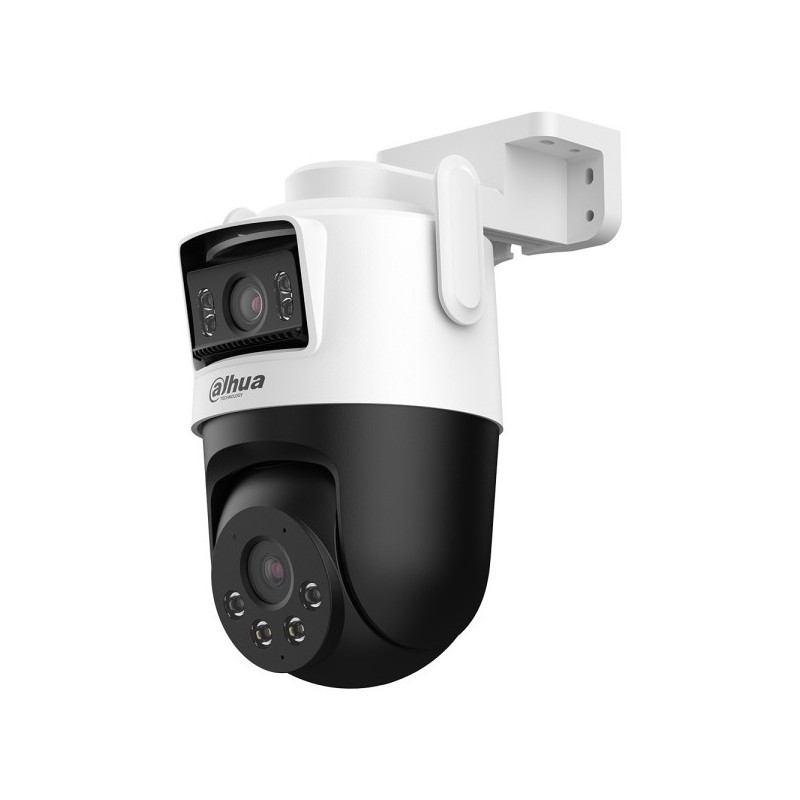 IP-WLAN-PT-Dome kamera, 2 x 3 MP, 2,8/6 mm, IR 30/50 m, IP66, bela
