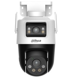 IP-WLAN-PT-Dome-Kamera, 2 x 3 MP, 2,8/6 mm, IR 30/50 m, IP66, weiß