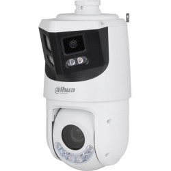 Dahua IP-PTZ-Dome-Kamera, 8/4MP, 2,8/5 -125 mm, IR 100m, IP66, weiß