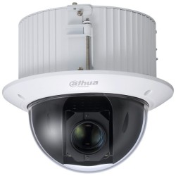 Dahua IP-PTZ-Dome-Kamera, 2MP, 4,8-120mm, IK10, weiß, Unterputz